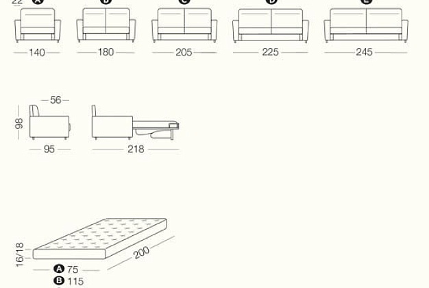 Диван Milano Bedding Oliver 2 Диван Milano Bedding Oliver (Италия) 2