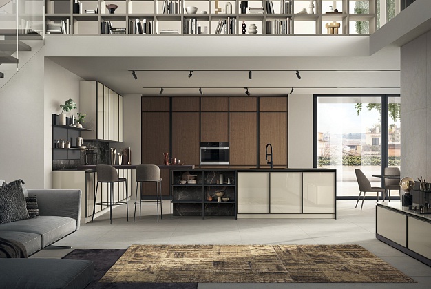 Кухня Scavolini Jeometrica 1 Кухня Scavolini Jeometrica (Италия) 1