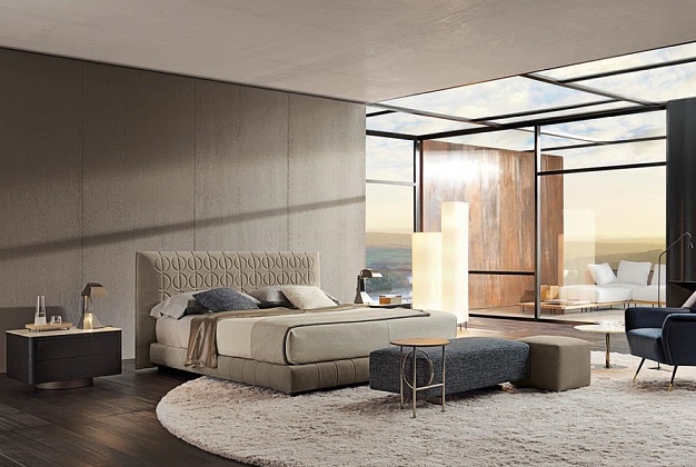 Спальня Minotti Curtis 1 Спальня Minotti Curtis (Италия) 1