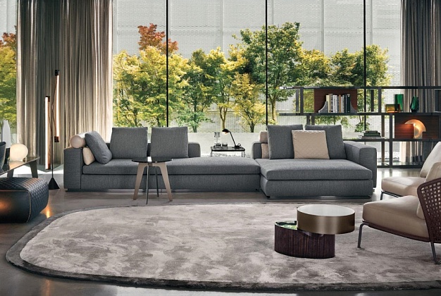 Мягкая мебель Minotti Leonard 1 Мягкая мебель Minotti Leonard (Италия) 1