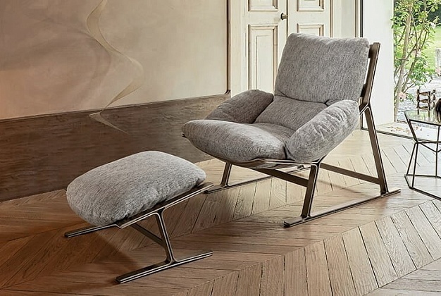 Кресло Arketipo Belair Black Nichel 1 Кресло Arketipo Belair Black Nichel (Италия) 1