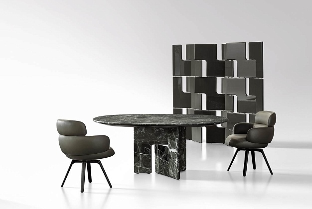 Стол обеденный Minotti Nico 11 Стол обеденный Minotti Nico (Италия) 11