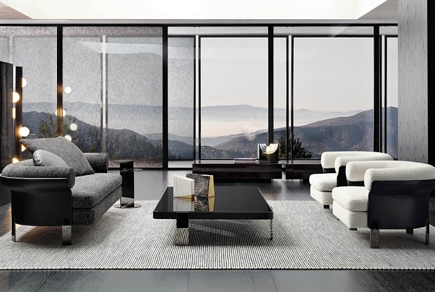 Мягкая мебель Minotti Mattia 1 Мягкая мебель Minotti Mattia (Италия) 1
