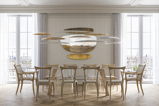 Стол обеденный Arte Veneziana Mont Blanc 1 Стол обеденный Arte Veneziana Mont Blanc (Италия) 1