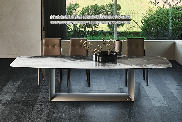 Стол обеденный Cattelan Italia Dragon Crystalart 2 Стол обеденный Cattelan Italia Dragon Crystalart (Италия) 2