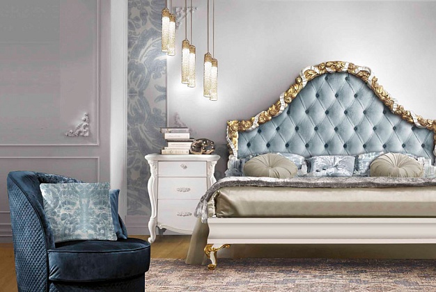 Кровать Casa +39 Puccini Blue 1 Кровать Casa +39 Puccini Blue (Италия) 1