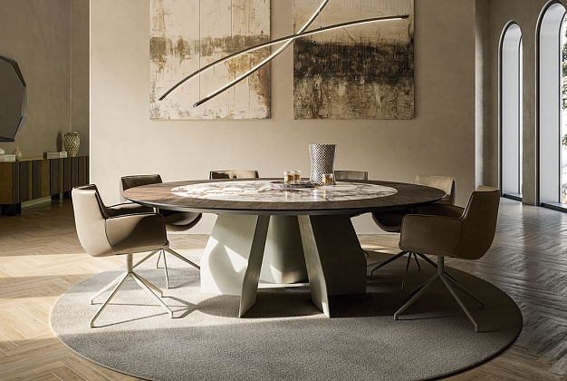 Стол Cattelan Italia Senator Ker-Wood Round 1 Стол Cattelan Italia Senator Ker-Wood Round (Италия) 1